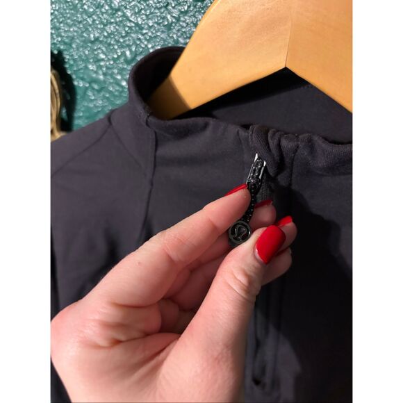 Lululemon Ready to Rulu Half-Zip Black- Size Medium - Picture 2 of 4